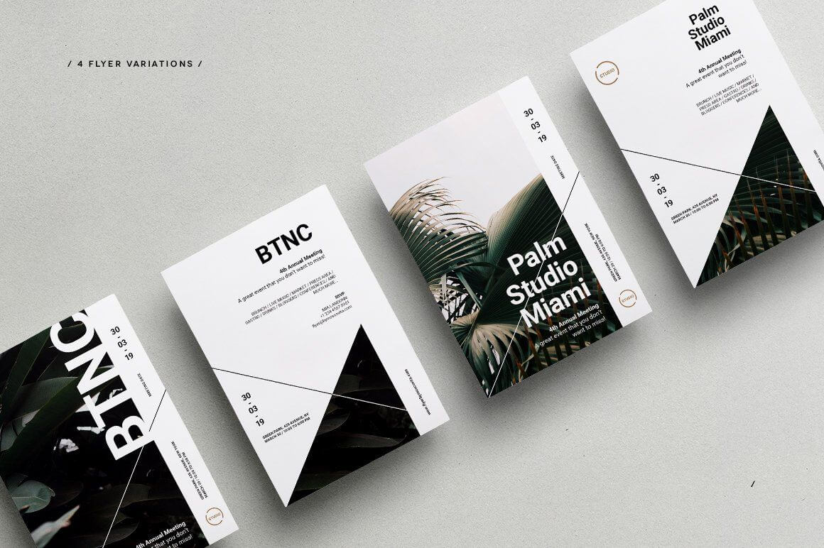10 Awesome Flyer Ideas for Design Inspiration